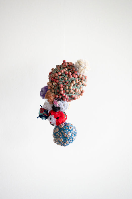 Molecule 2 by Ian Trask - miscellaneous materials bound in yarn or thread, monofilament, 2024